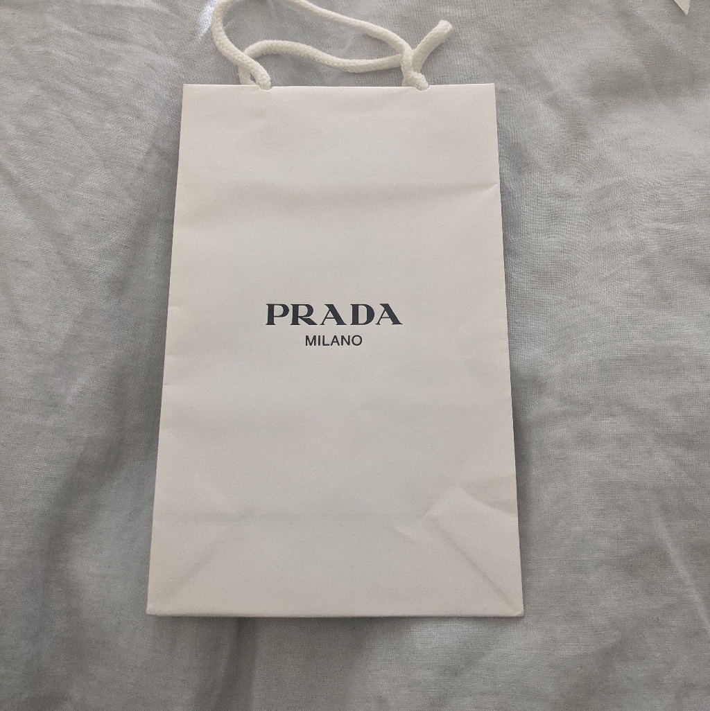 Authentic Prada Shopping Bag